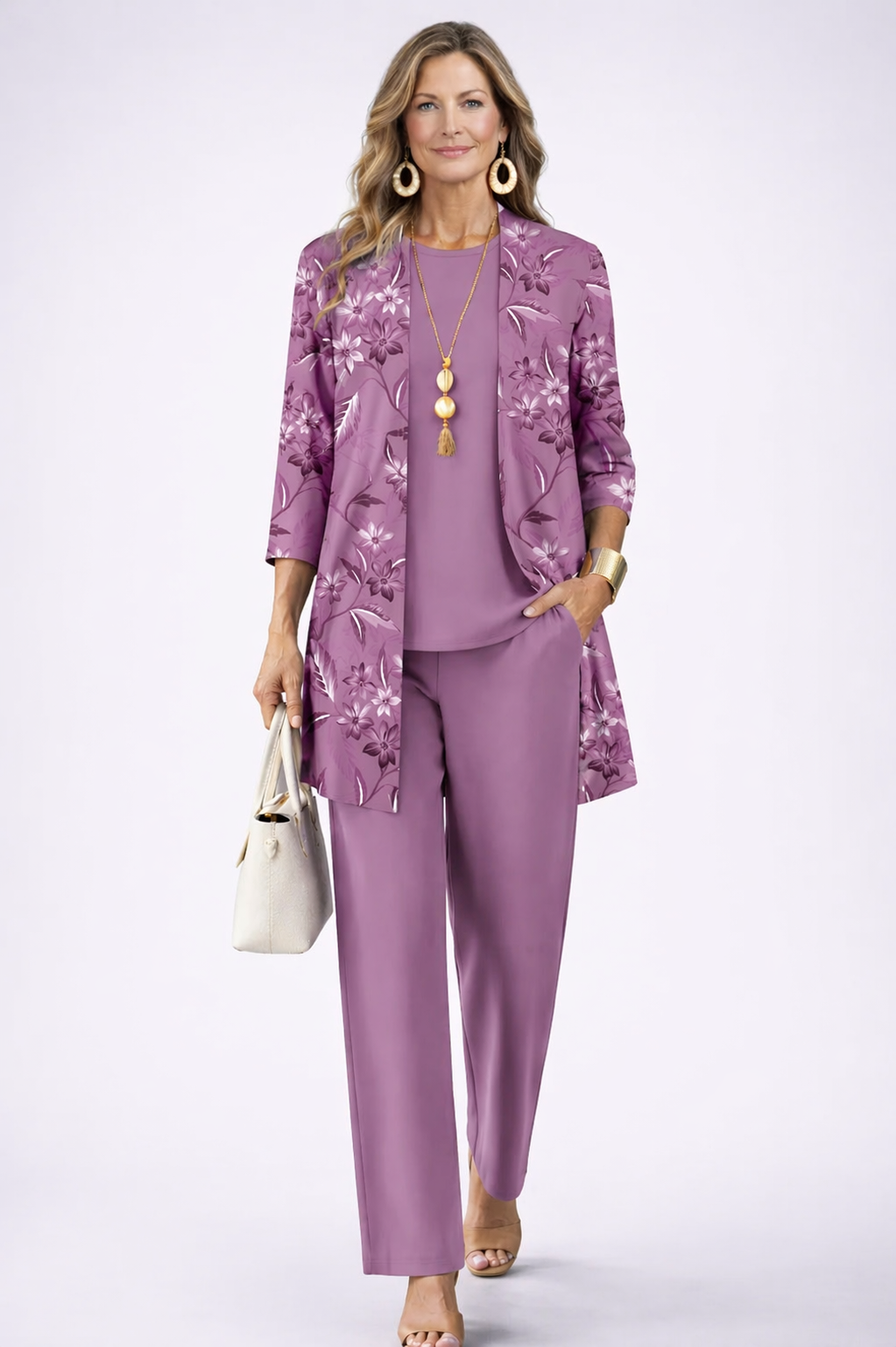 Paula | Three-Piece Cardigan Set