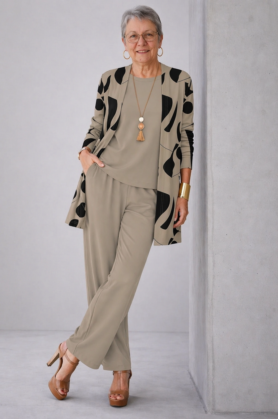 Philippa | Three-Piece Cardigan Set