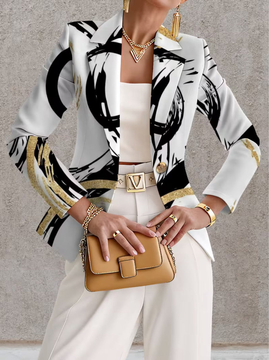 The Allegra Brushstroke Blazer