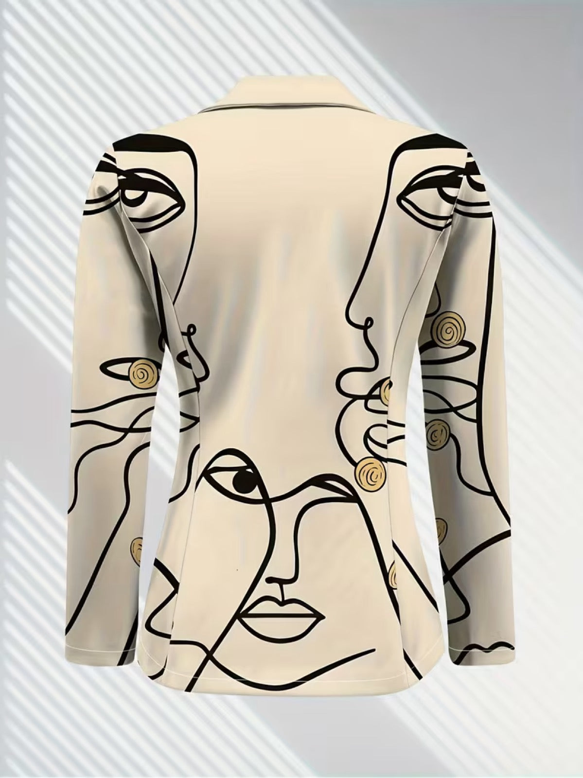 The Clarinda Line Art Blazer