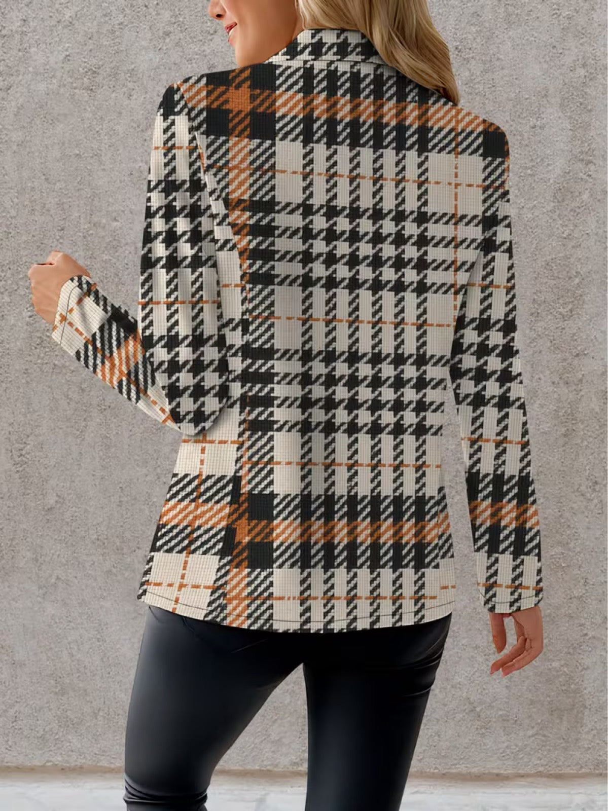 The Donata Houndstooth Blazer