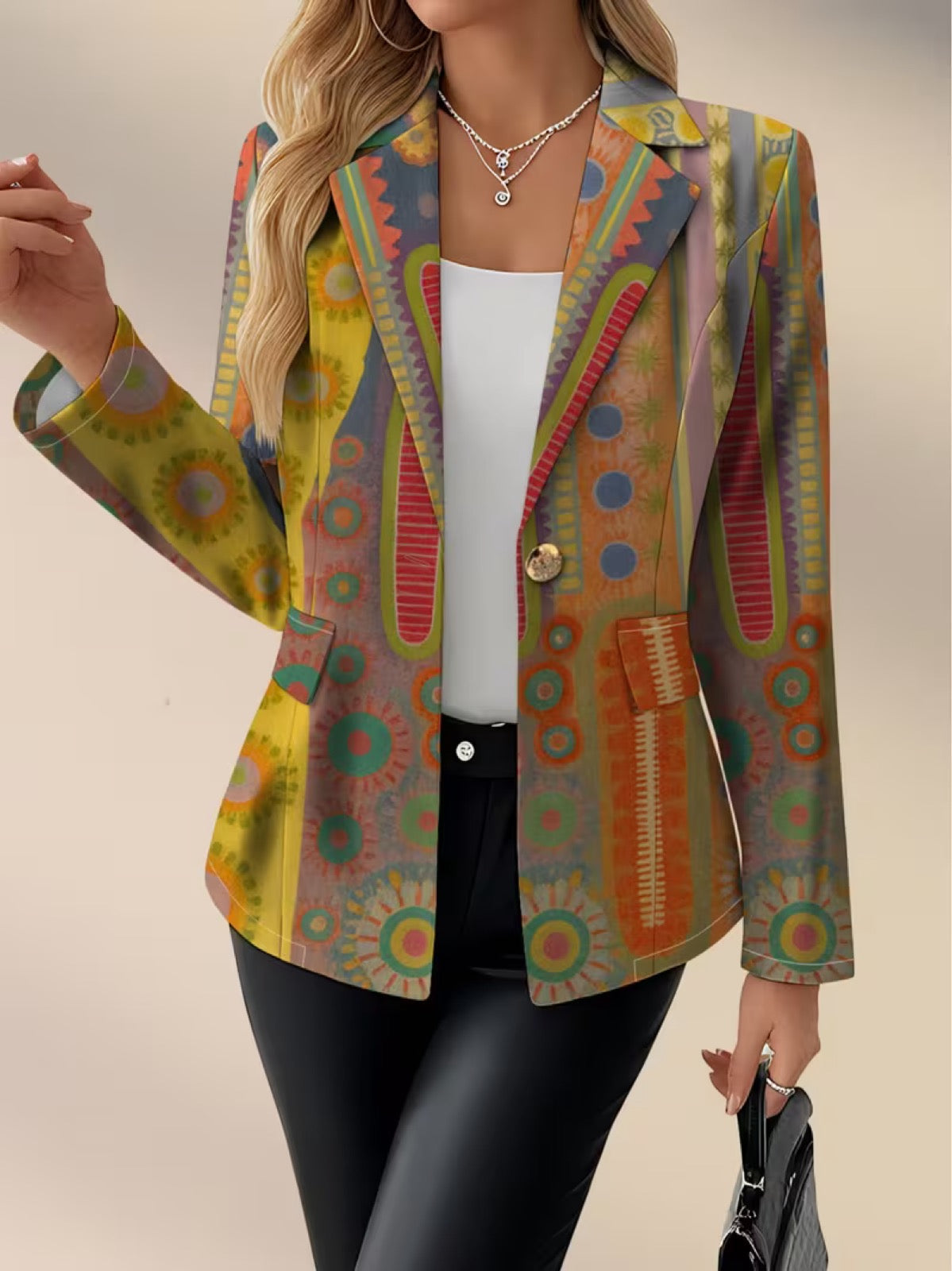 The Graziella Medallion Blazer