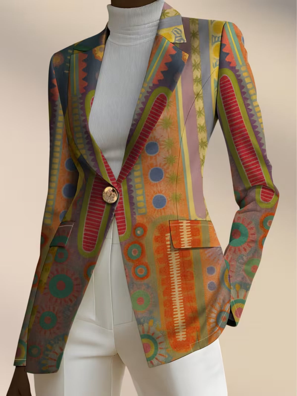 The Graziella Medallion Blazer