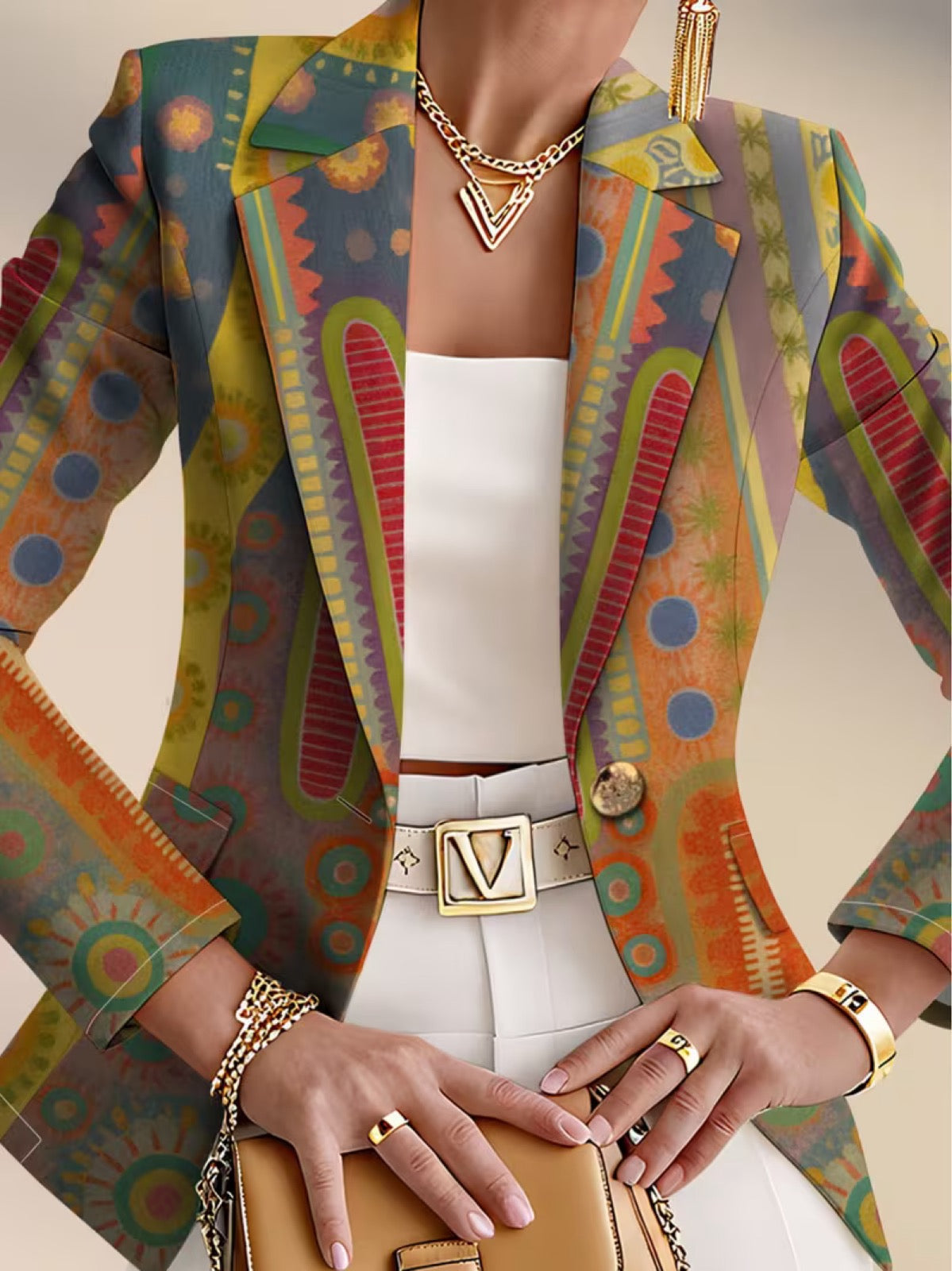The Graziella Medallion Blazer