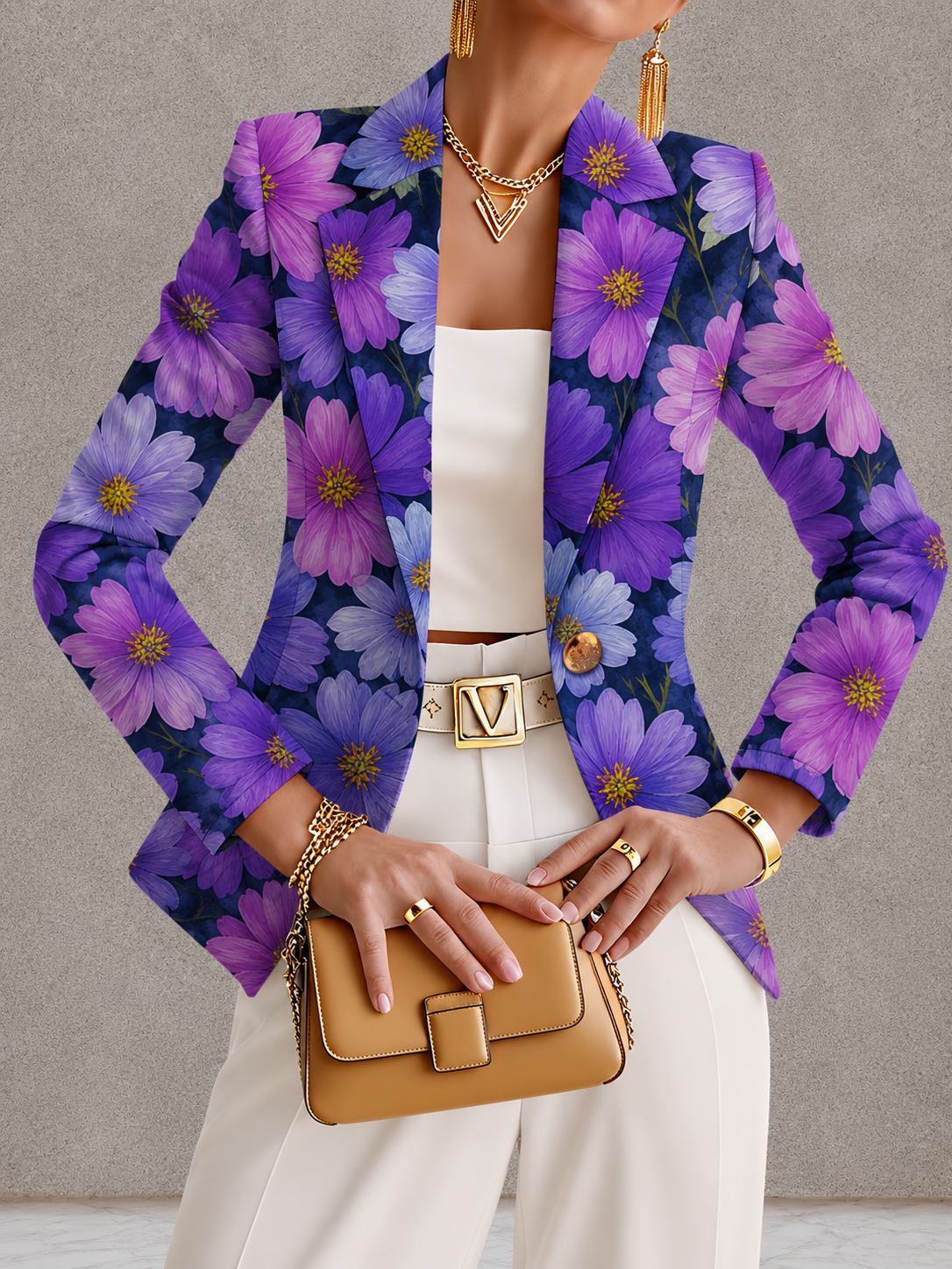 The Loredana Floral Blazer