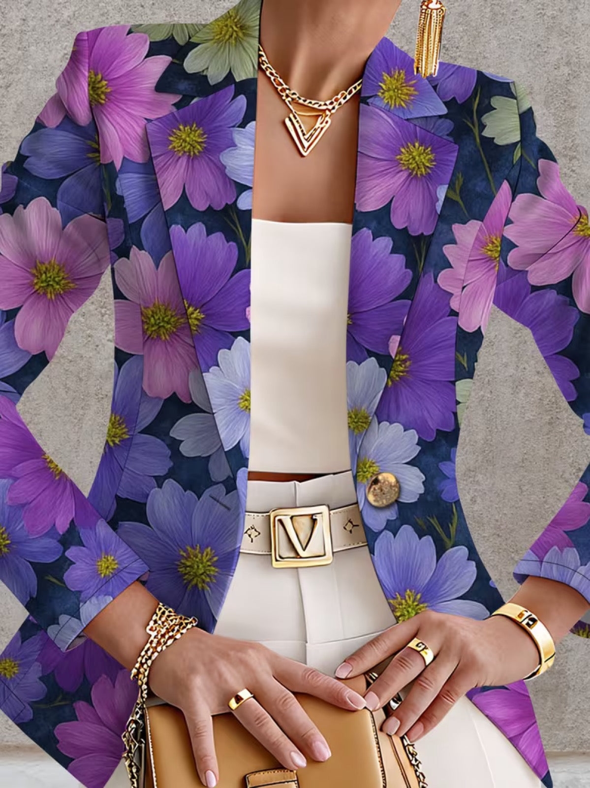 The Loredana Floral Blazer