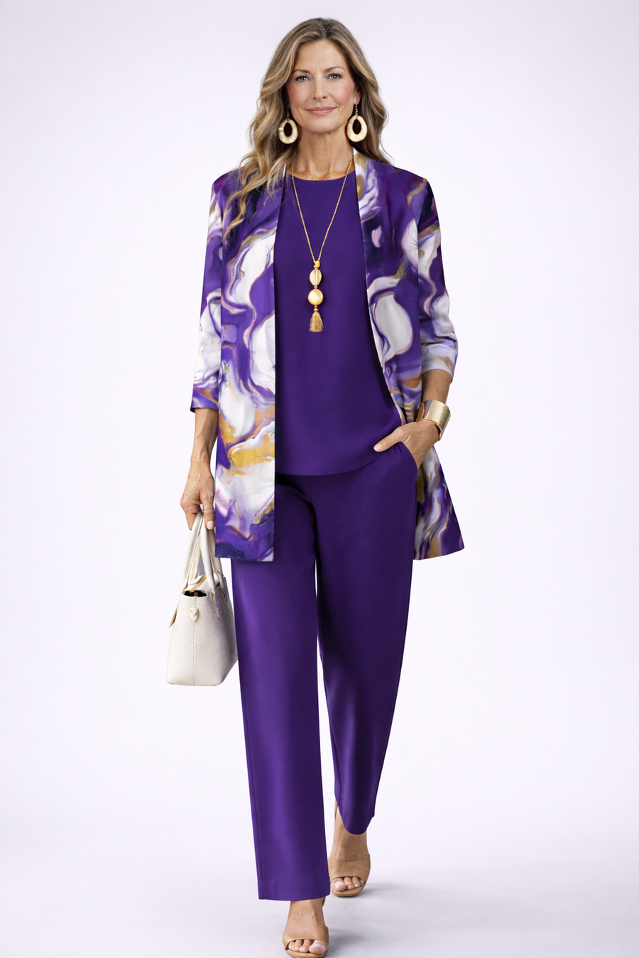 Vina | Three-Piece Cardigan Set