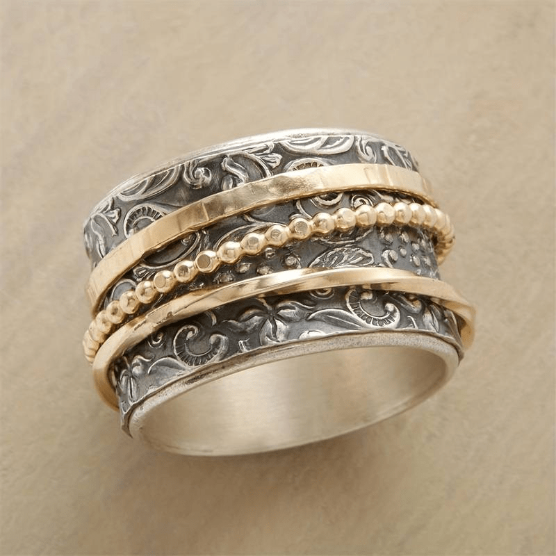 Aurelian | Vintage Gold & Silver Antique Ring